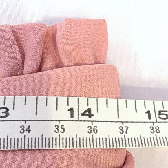 NWT BCBGeneration | Satin Belted High Rise Drapey Pink Rose Shorts | Size Medium - Picture 7 of 9